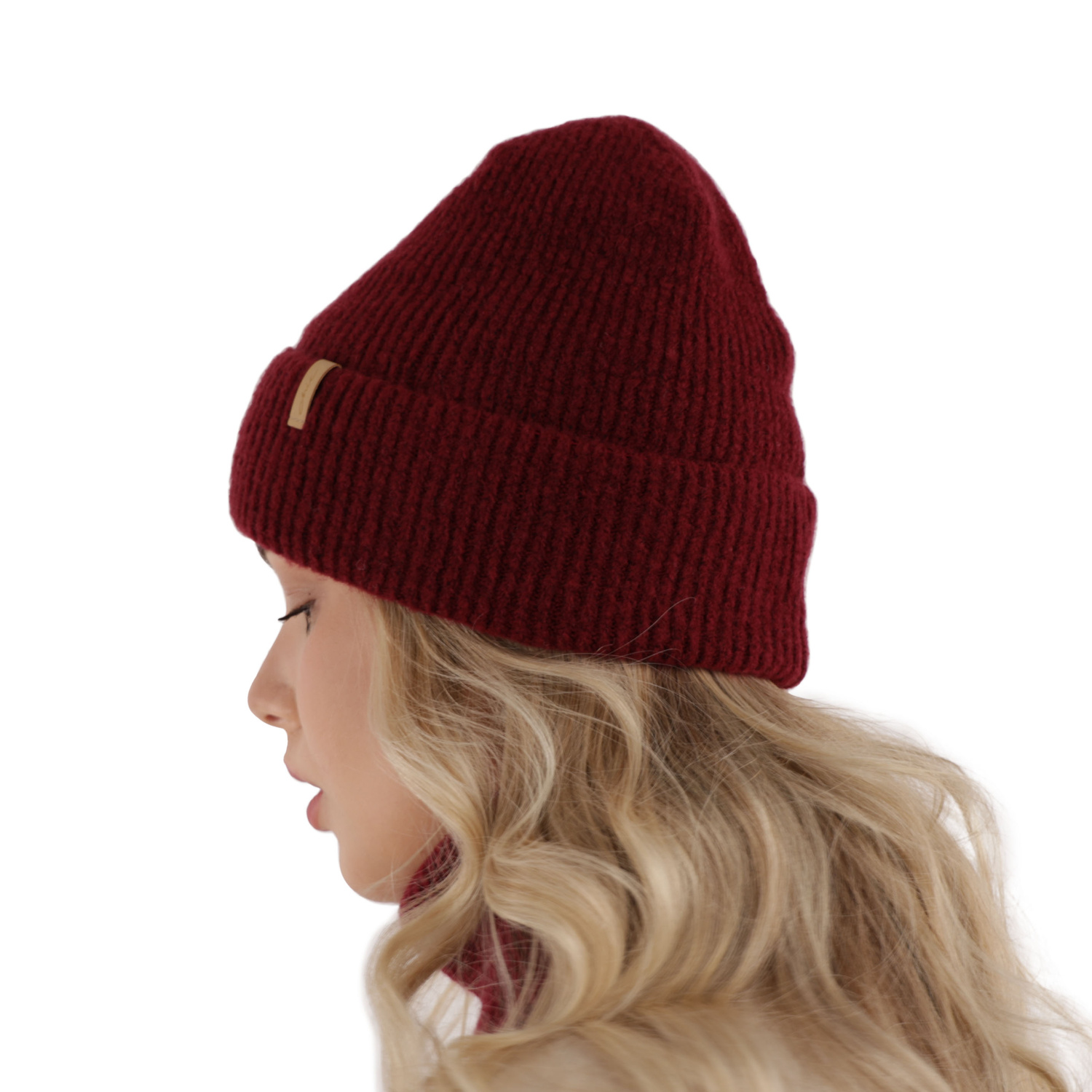 Komplet zimnej dívčej: čiapka a tunel béžový Edila