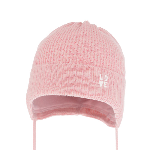 Dívčí podzimní/jarní čepice růžová Camilla