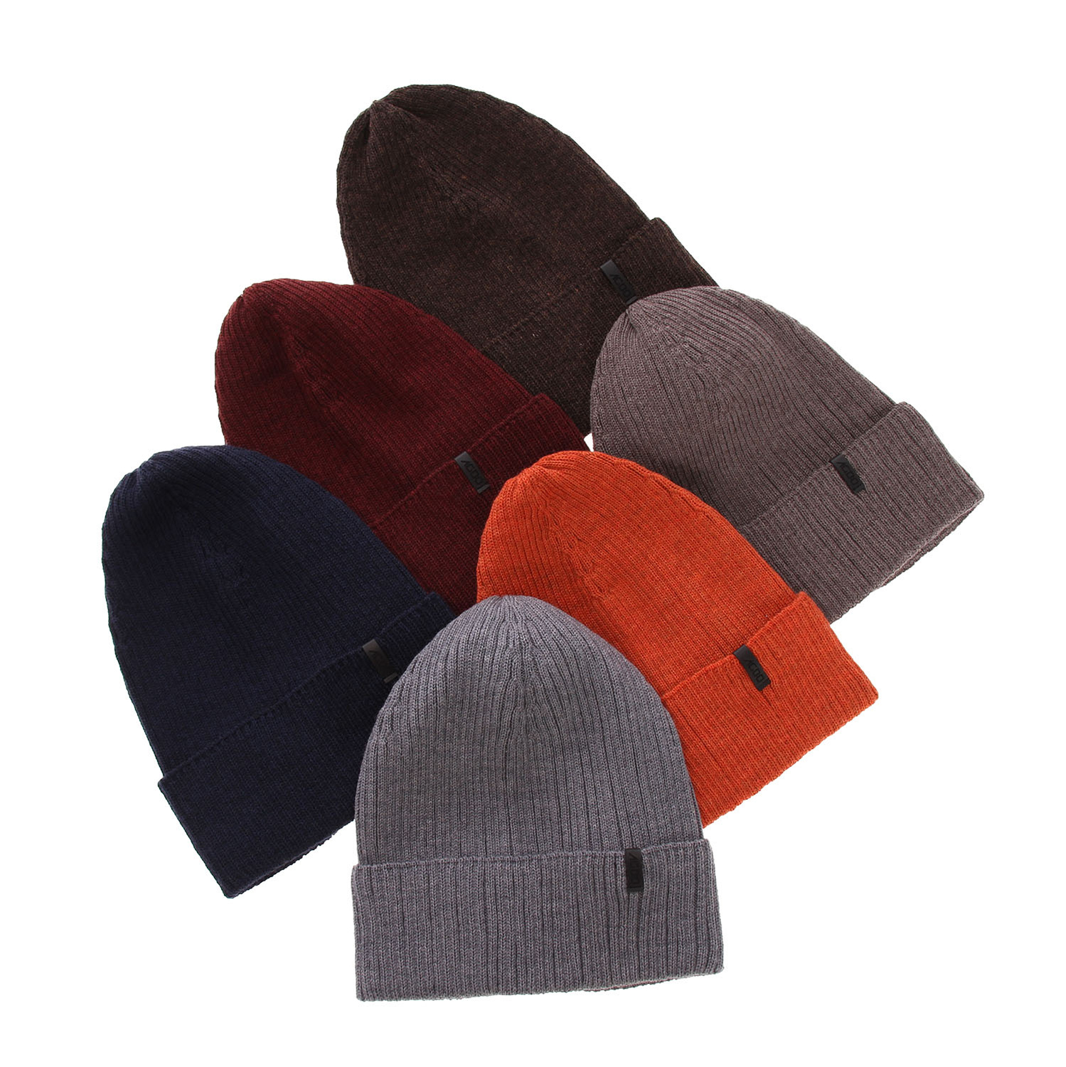 Čepice zimní pánská černá 100% vlněná Merino Thorin