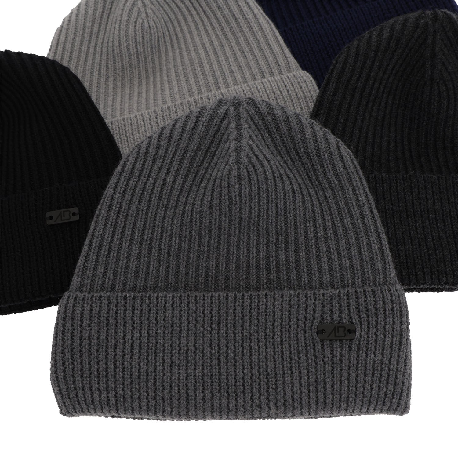 Čepice zimní pánská šedá 100% vlněná Merino Owen