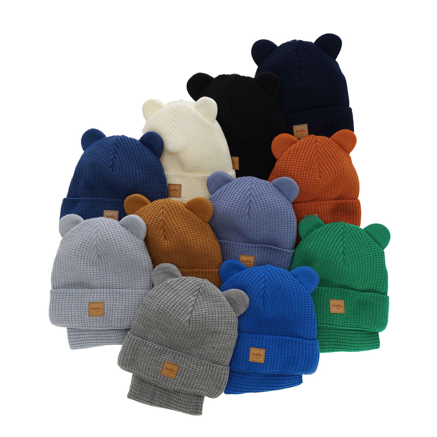 Komplet zimní chlapecký: čepice a tunel zelený Michael