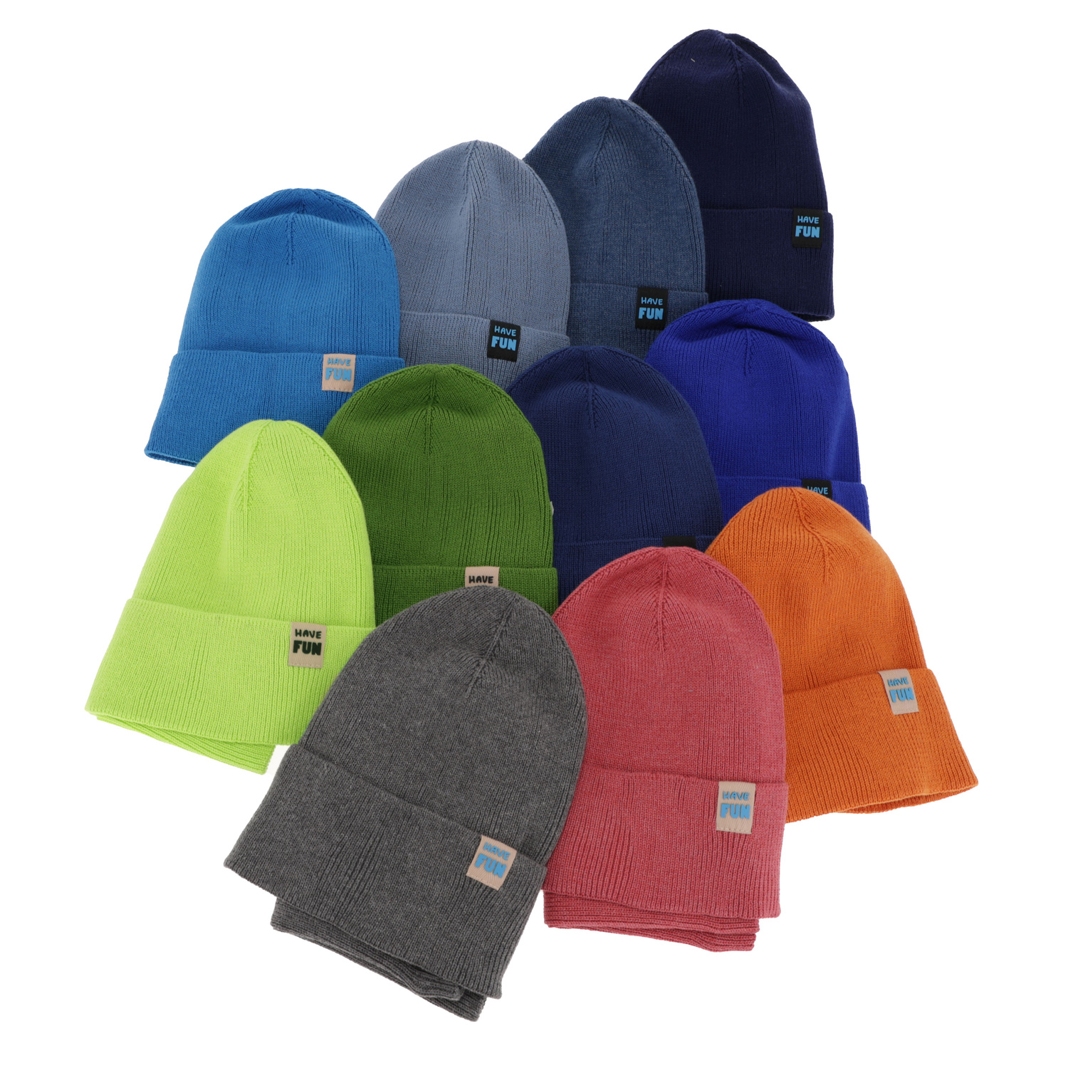 Komplet podzimní/jarní chlapecký: čepice a tunel, s bavlnou, zelený Ottavio