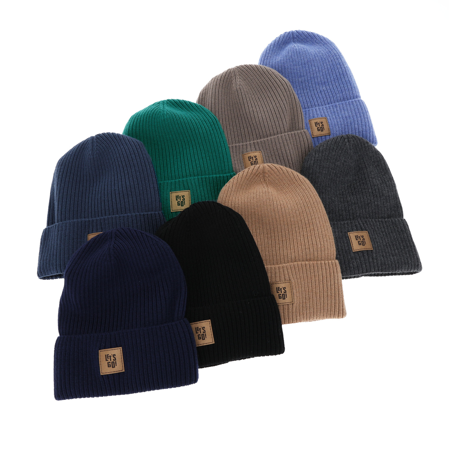 Komplet podzimní, jarní chlapecký: čepice a tunel hnědý 100% merino vlna Vanto