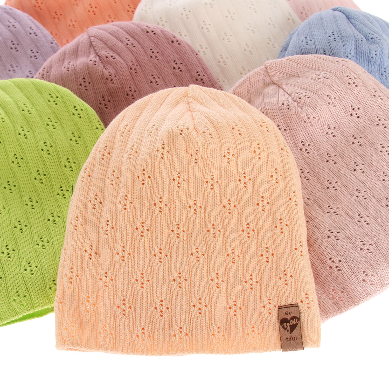 Komplet podzimní/jarní dívčí: čepice a tunel, s bavlnou, zelený Felicity