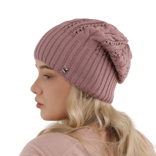 Dámská zimní čepice bílá Sarysa