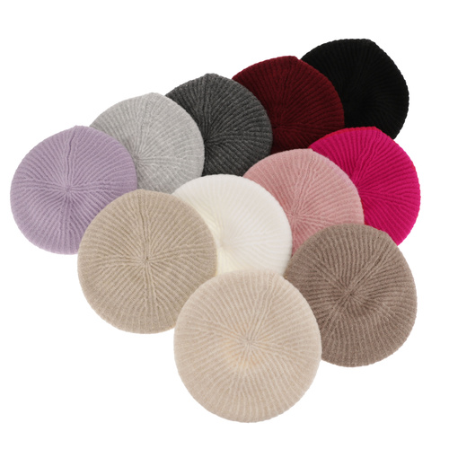 Dámský zimní baret béžový Grace