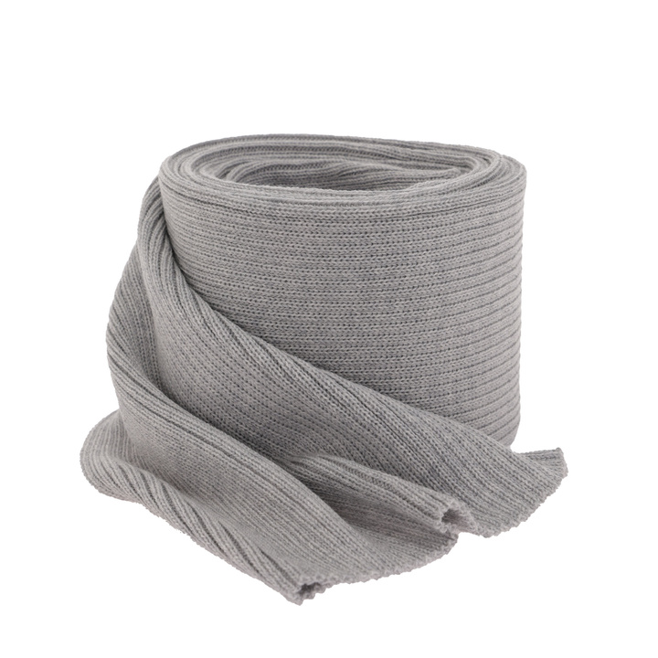 Šátek zimný dámsky šedý 100% extrafine merino vlna Jessica