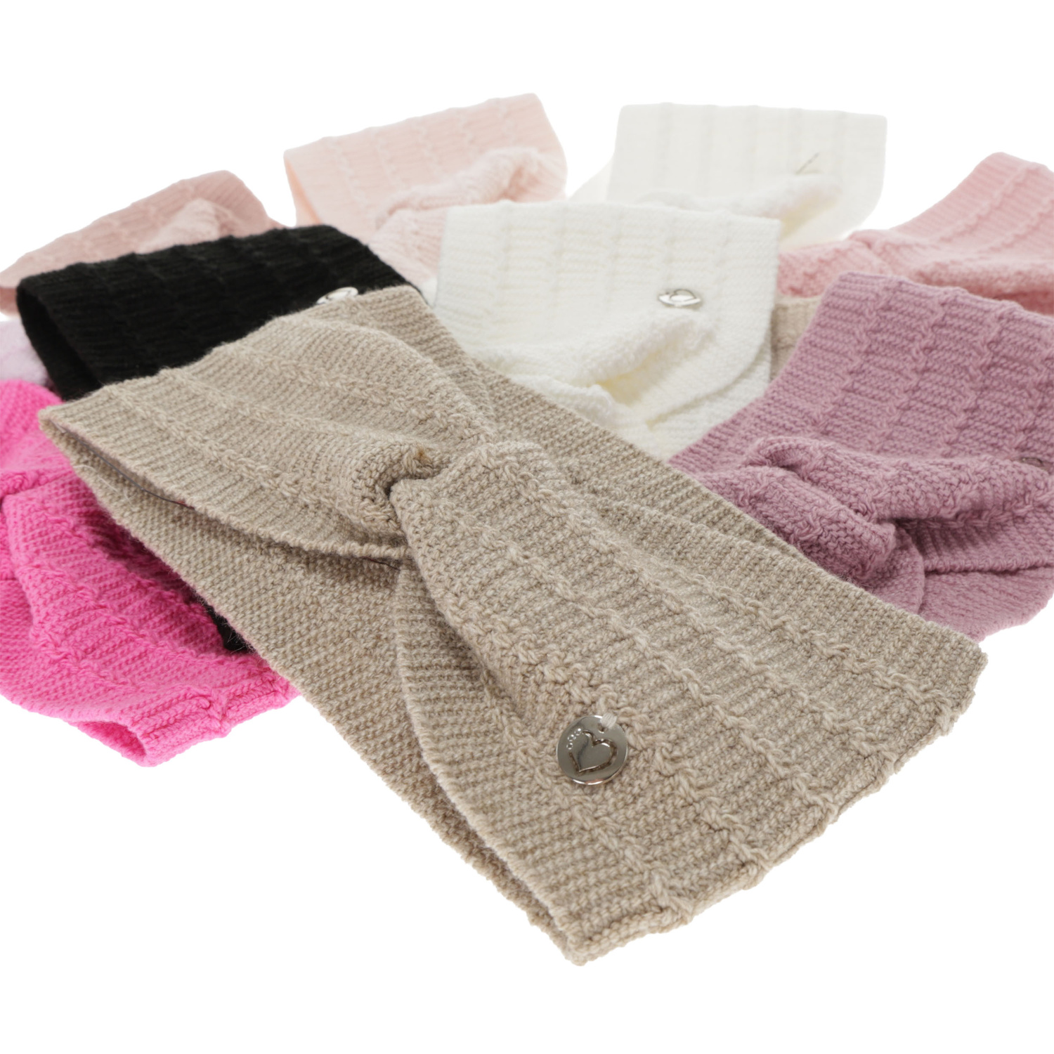 Dívčí podzimní/jarní čelenka, krémová, Elettra