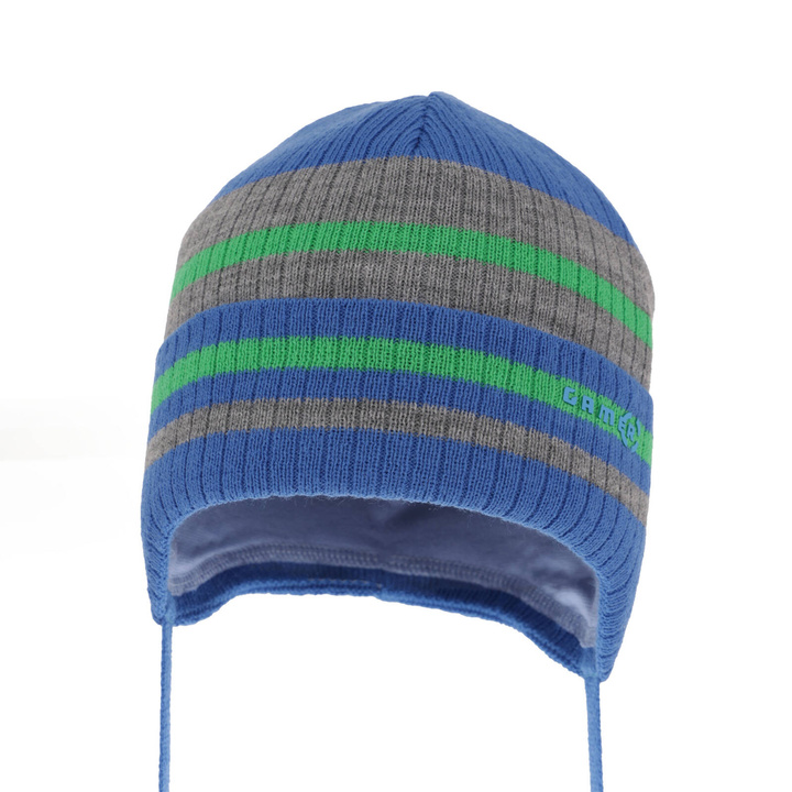 Čepice podzimní/jarní chlapecká modrá Oleander