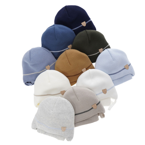 Komplet zimní chlapecký: čepice a šála modrý Musso