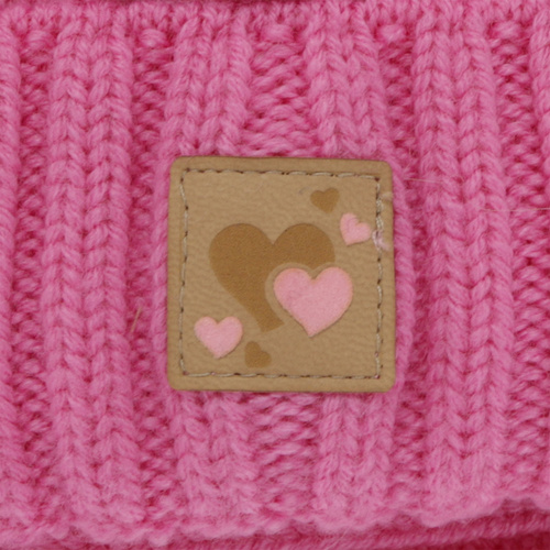 Dívčí čepice a nákrčník, zimní set, bílý, 100% merino vlna, podšitý vlněným polarem, Ronia