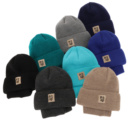 Komplet zimný chlapčenský: čiapka a tunel tmavě modrý Joseph