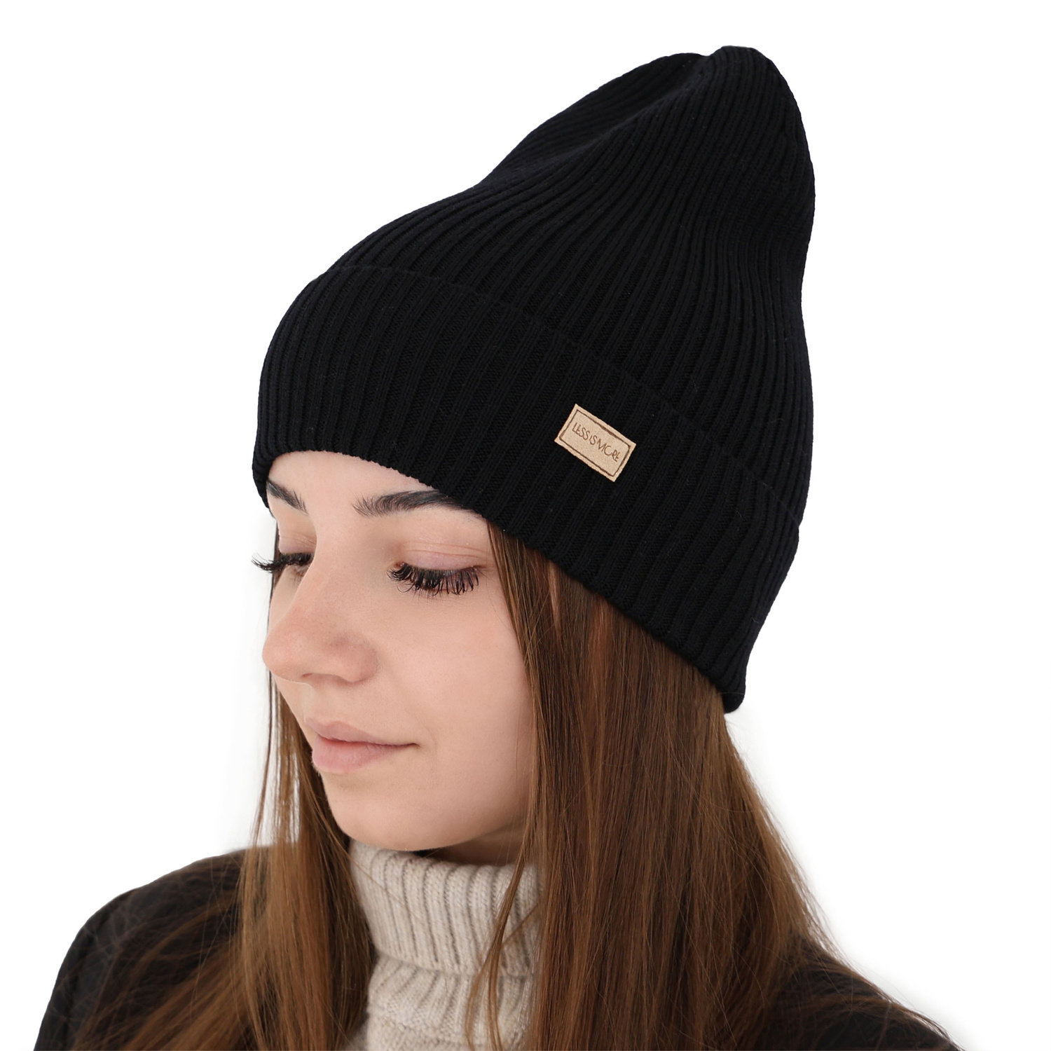 Dámská zimní čepice, jarní, světle růžová, 100% merino vlněná, Sophie