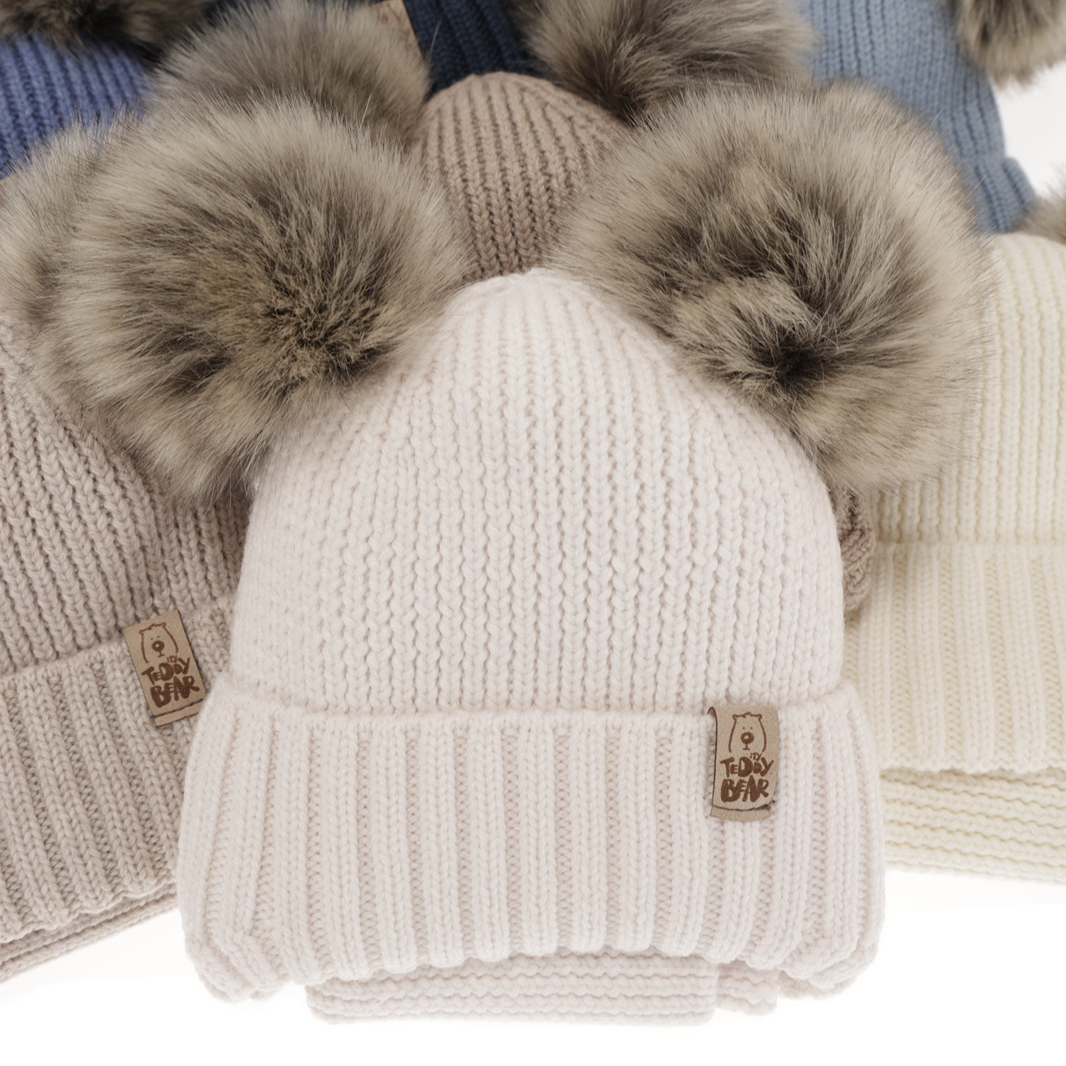 Komplet zimný chlapčenský: čiapka a tunel šedý 100% extra jemná merino vlna Konor