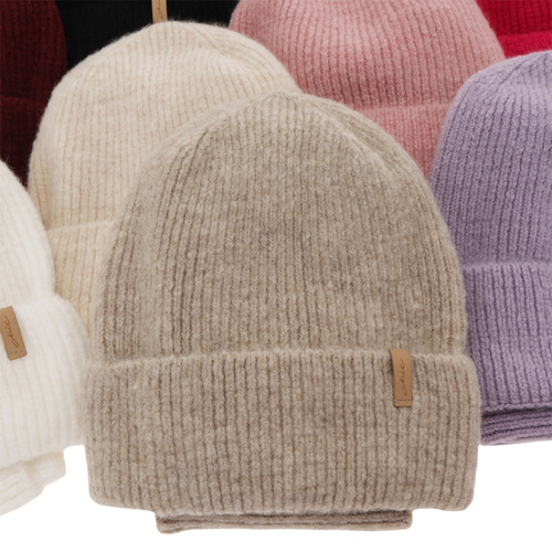 Komplet zimnej dívčej: čiapka a tunel fialový Edila