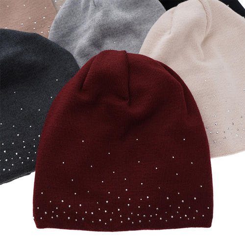 Dámska zimná čiapka béžová merino vlnená Minerwa