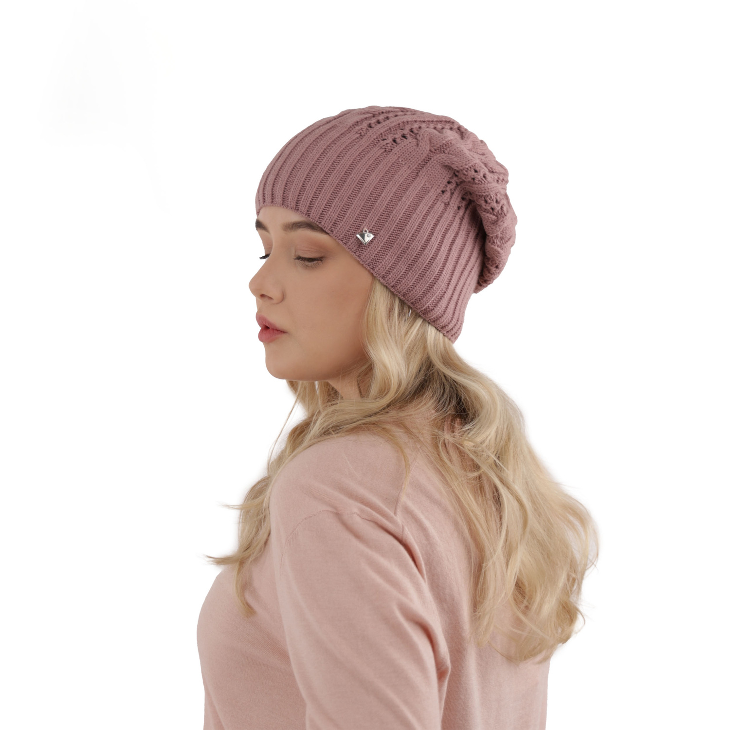 Dámská zimní čepice bílá Sarysa