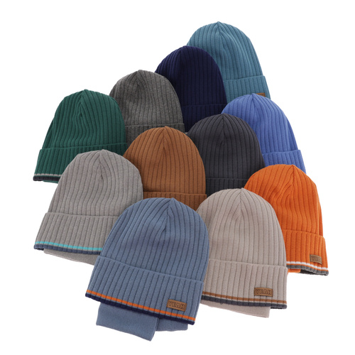 Komplet podzimní/jarní chlapecký: čepice a tunel, s bavlnou, šedý London