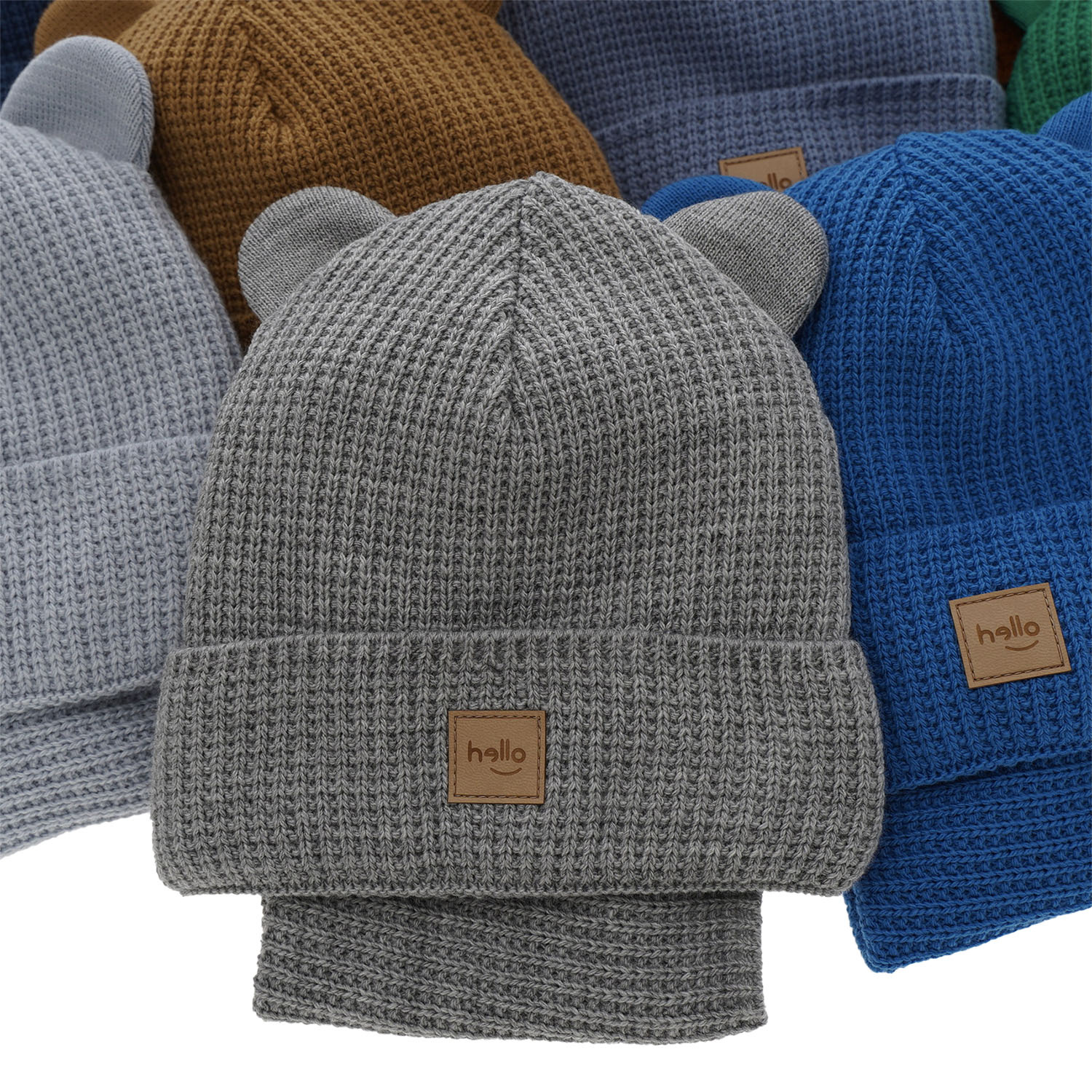 Komplet zimní chlapecký: čepice a tunel zelený Michael