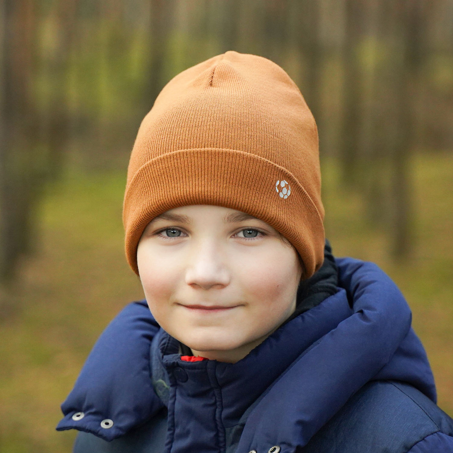 Chlapecká zimní čepice modrá Clint