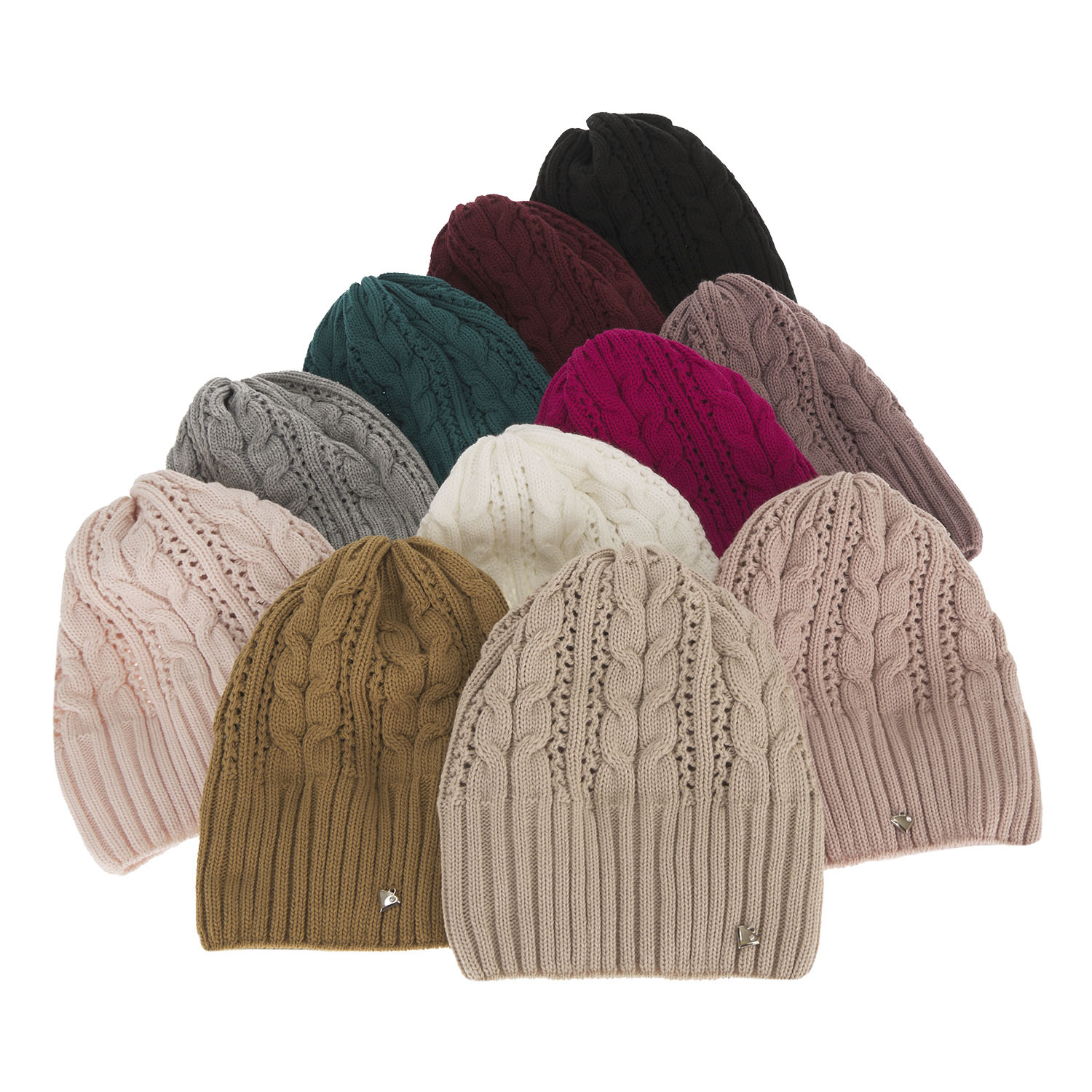 Dámská zimní čepice bílá Sarysa