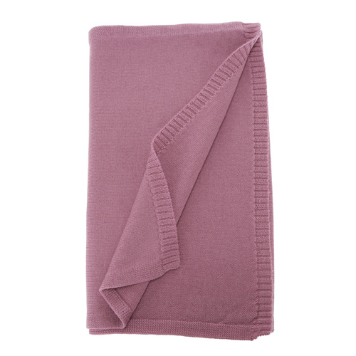 Šála zimní dámská, fialová, 100% merino vlněná, Elonia