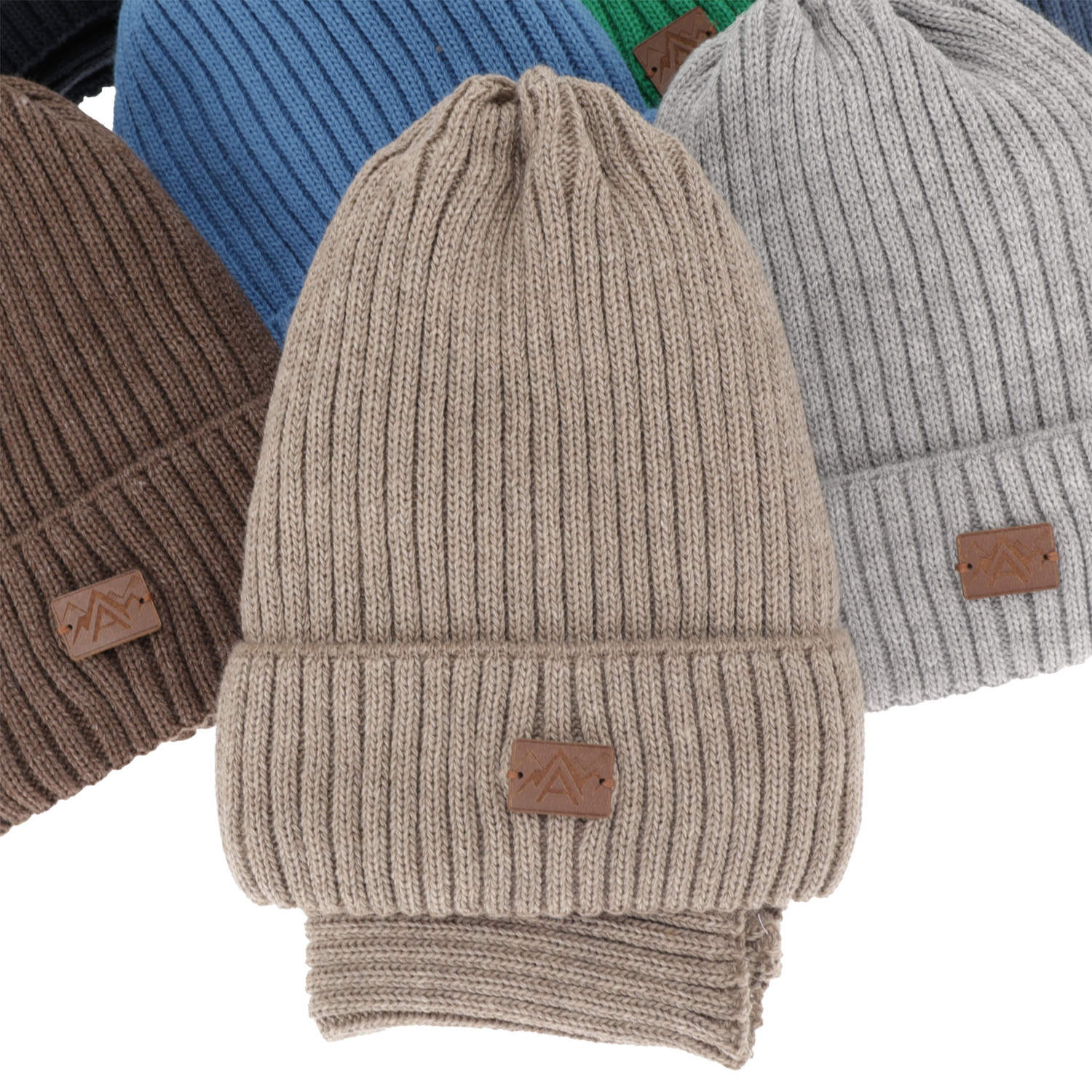 Komplet zimný chlapčenský: čiapka a tunel zelený Fargo